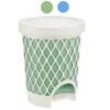 PATTUMIERA PEDALE TRELLIS l 16 AZZURRO  TONTARELLI